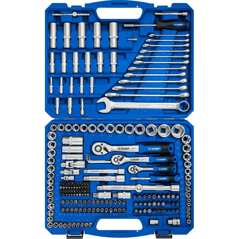 Универсальный набор инструмента ЗУБР А-216 216 предметов 27674