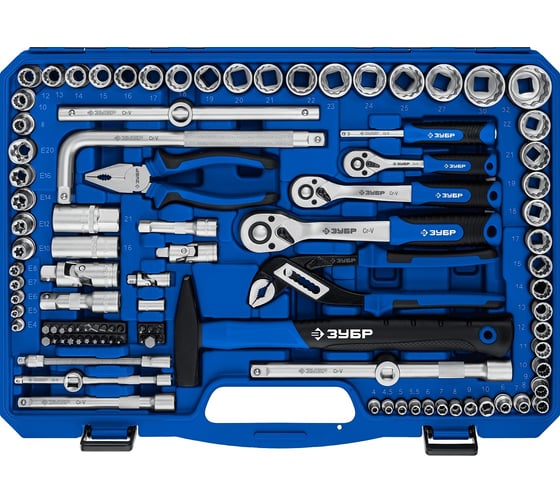 Универсальный набор инструмента ЗУБР Универсал-142 142 предмета