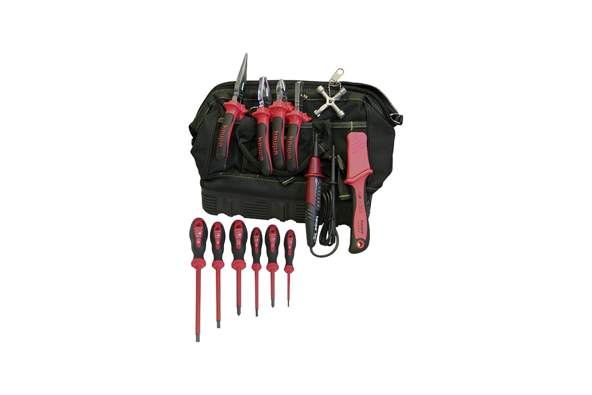 Набор инструментов VDE Tool Bag 1000V HAUPA 220510 - выгодная цена, отзывы,  характеристики, фото - купить в Москве и РФ