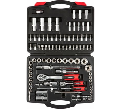 Набор торцовых головок 94шт Зубр МАСТЕР 27635-H94