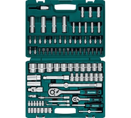 Универсальный набор инструмента KRAFTOOL X-Drive 94, 94 предм., (1/2"+1/4") 27883-H95_z03