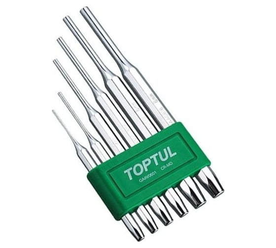Набор выколоток TOPTUL 6 предметов GAAV0601