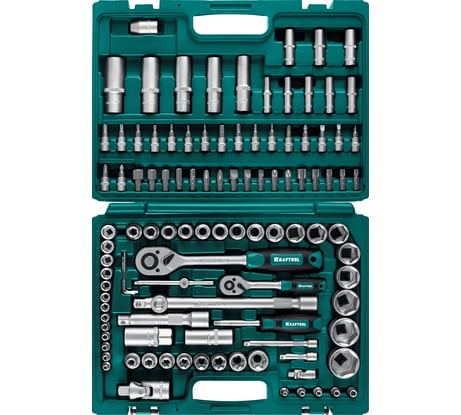 Универсальный набор инструмента KRAFTOOL X-Drive 108, 108 предм., (1/2"+3/8"+1/4") 27888-H108_z03