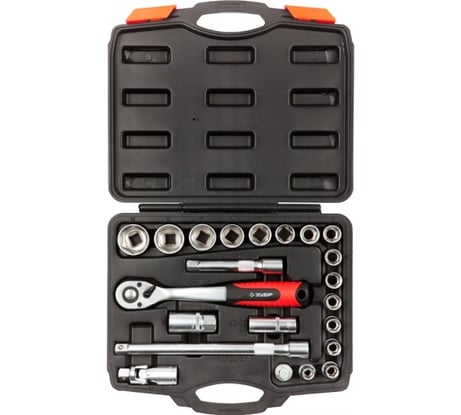 Набор торцовых головок 22 предмета Зубр МАСТЕР 27632-H22