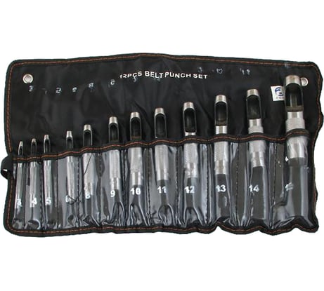 Набор высечек-пробойников CNIC ОТ208 3-19 мм, в сумке, 12 шт. 54668