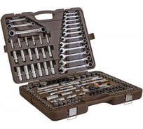 Специальный набор инструмента Ombra 911150 торцевые головки 1/4, 3/8, 1/2DR 4-32 мм и SAE 5/32 - 1-1/4, ударные торцевые головки 1/2 17-23 мм, 150 предметов 055544