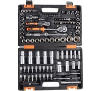 Набор инструментов Вихрь 1/2", 1/4", CrV, в кейсе, 108 предметов 73/6/7/8