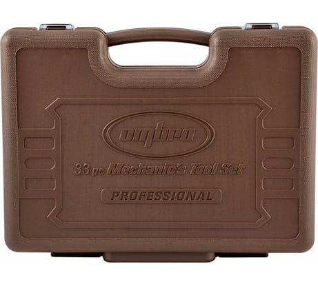 Универсальный набор инструмента Ombra OMT33S торцевые головки 1/2"DR, 8-32 мм и аксессуары к ним, комбинированные ключи 8-22 мм, 33 предмета. 55516 055516