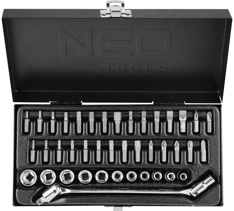 Набор сменных головок NEO Tools 1/4 41 шт 08-603