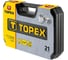 Головки сменные 21 шт. (1/2", CrV) TOPEX 38D642 2
