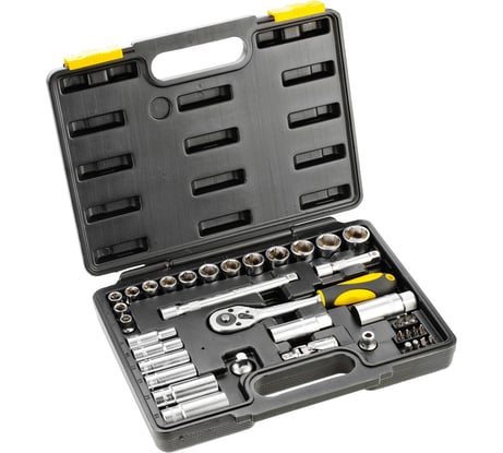 Головки сменные 39 шт. (3/8", CrV) TOPEX 38D641