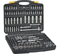 Набор сменных головок и насадок TOPEX 1/2", 1/4", 3/8" 150 шт. 38D687