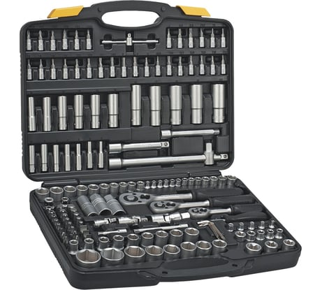 Набор сменных головок и насадок TOPEX 1/2", 1/4", 3/8" 150 шт. 38D687