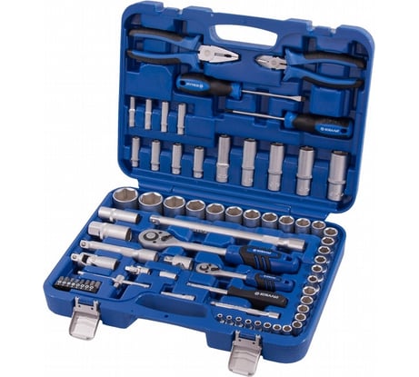 Набор универсального инструмента 1/4 и 1/2, 69шт, кейс КОБАЛЬТ 010103-69