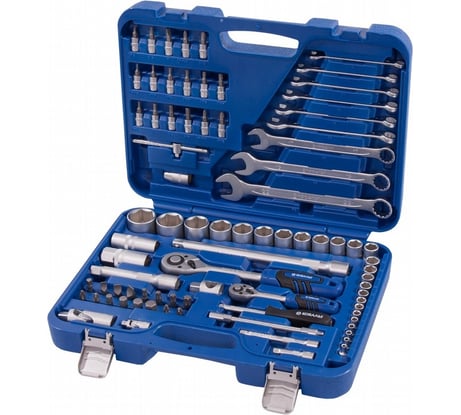 Набор универсального инструмента 1/4 и 1/2, 82шт, кейс КОБАЛЬТ 010104-82