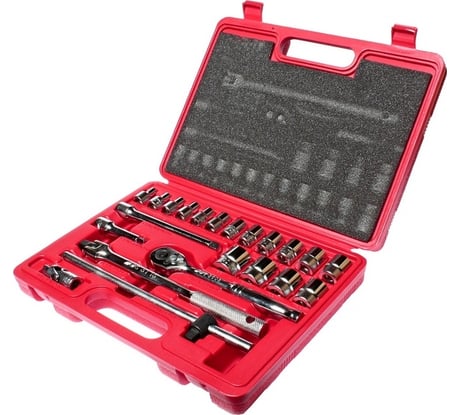 Набор головок торцевых JTC 6-гранных 3/8", 6-22 мм, 22 предмета в кейсе, H322B 702445