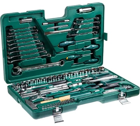 Универсальный набор инструмента, 101 шт 1/4 и 1/2 DR, SATA 09404
