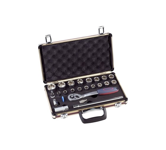 Набор торцевых головок 23шт, 1/2" KWB PROFI 3713-24