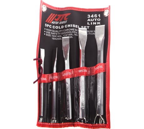 Набор зубил JTC 10-22 мм, 5 предметов, 3461 668298