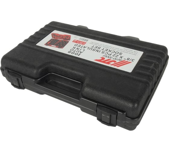 Набор инструментов для электроустановок 3/8" 10-24 мм с изоляцией 1000V (22 предмета, кейс) JTC I008