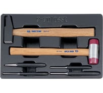 Набор выколоток и керн с молотками (ложемент, 6 предметов) KING TONY 9-90106SR