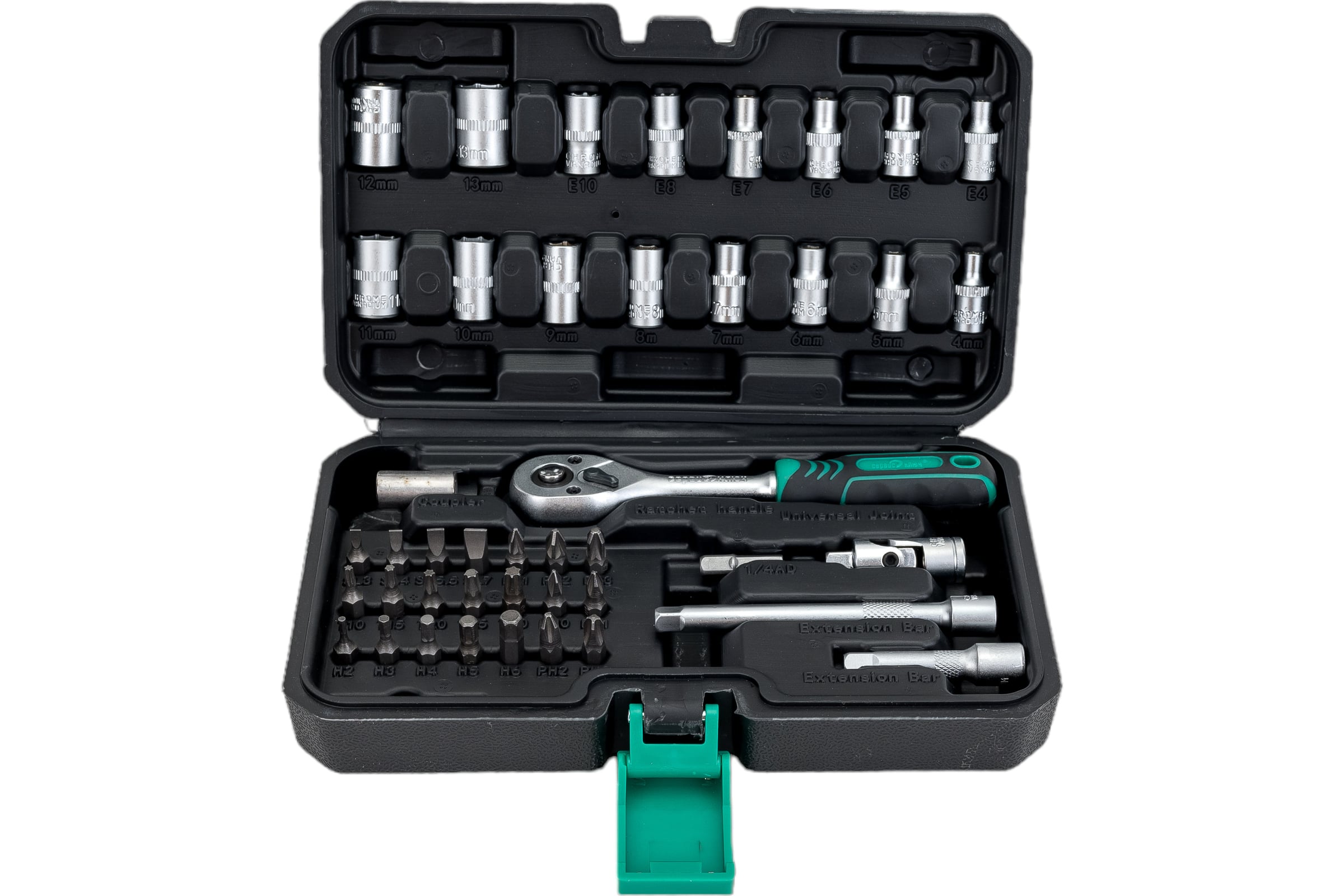 НаборинструментаСервисКлючвчемодане,44предмета71044