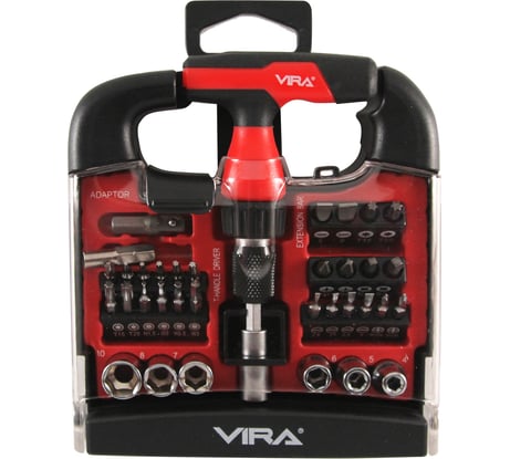 Набор головок и бит с держателем 36 предметов Vira 305061