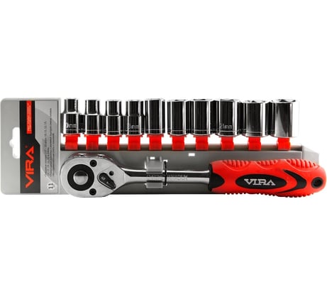 Набор торцевых головок 1/2” 11 предметов Vira 305049
