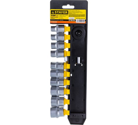 Набор STAYER STANDARD 1/2", 12 предметов 27750-H12
