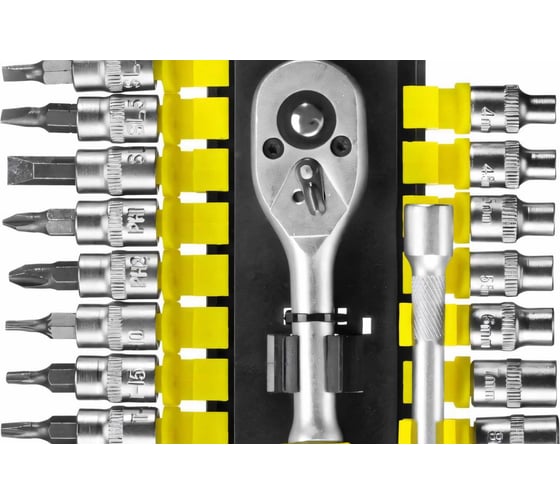 Набор STAYER STANDARD 1/4", 28 предметов 27754-H28