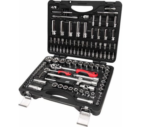 Набор головок торцевых и вставок JTC 1/4", 1/2" для поврежденных болтов и гаек в кейсе 110 предметов, S110B-B72 794237