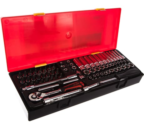 Набор головок торцевых JTC 1/4" 6-гранных в кейсе 73 предмета, K2732 734213