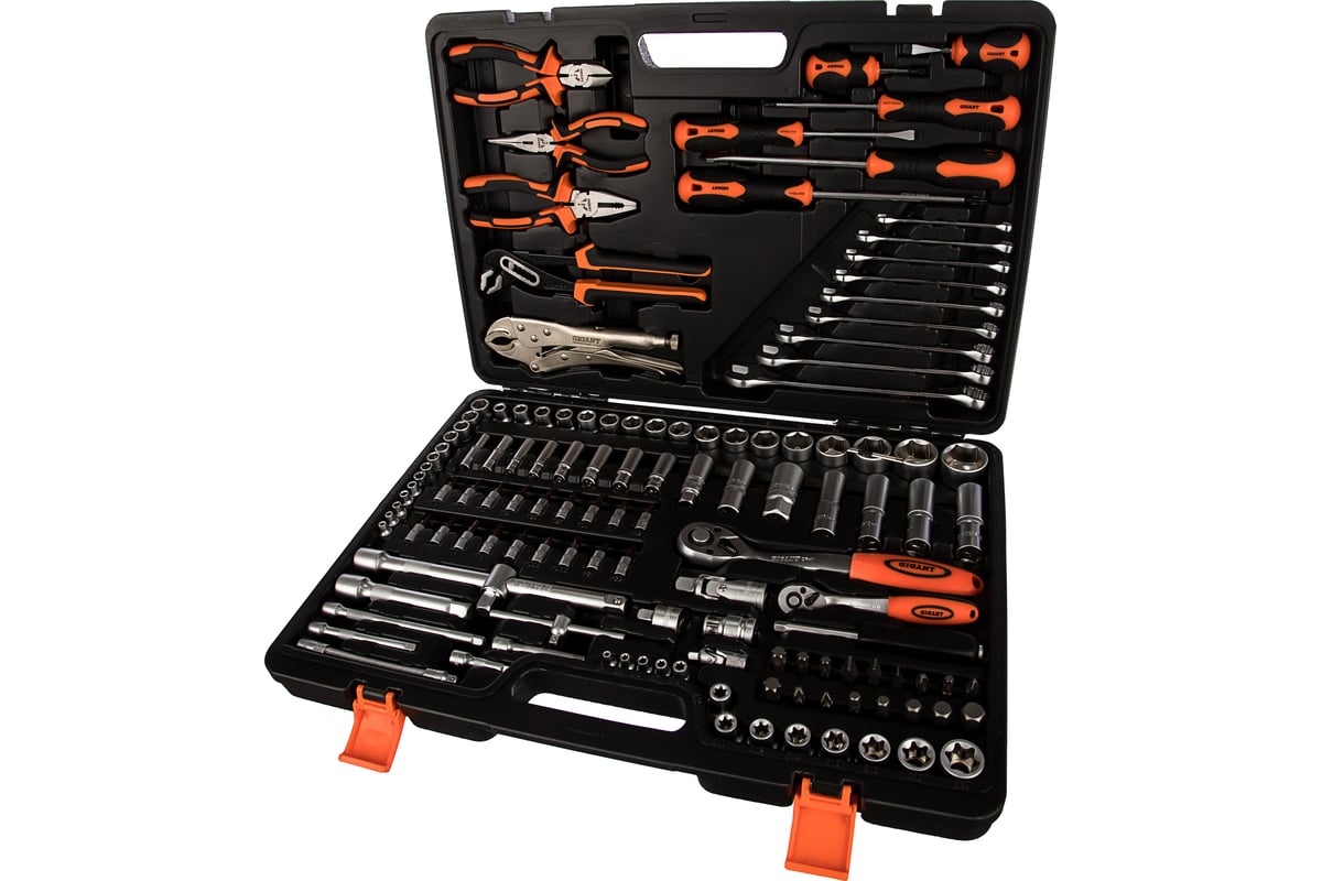 Набор инструментов Gigant 131 предмет, Сталь Cr-V, GAS 131 - выгодная ...