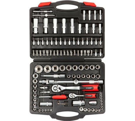 Набор торцовых головок "МАСТЕР" (110 предметов) Зубр 27635-H110