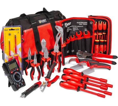 Набор монтажника КВТ 1000 В НИЭ-04 в сумке 16 предметов 67332