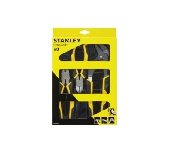 Набор из плоскогубцев и кусачек 3шт STANLEY CONTROL-GRIP STHT0-74361/362/454 0-74-471