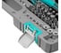 Набор инструмента STELS 1/4", 3/8", 1/2", CrV, S2, усиленный кейс, 151 предмет 14114 26