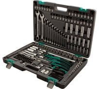 Набор инструмента 1/4", 3/8", 1/2", CrV, S2, усиленный кейс, 216шт STELS 14115