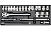 Набор торцевых головок YATO 1/2" 23 предмета YT-12651