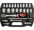 Набор торцевых головок с трещоткой YATO 1/2" 24 предмета YT-3872 1