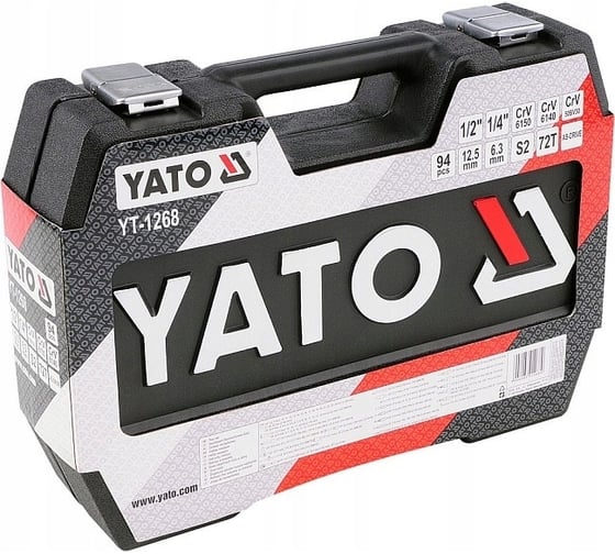 Набор инструментов YATO 1/2'' 94 предмета YT-1268