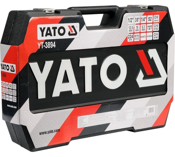 Набор инструментов YATO 1/2" 224 предмета YT-3894