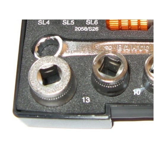 Набор головок и вставок 1/4", 26шт Bahco 2058/S26