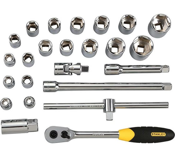 Набор торцевых головок 1/2" 24шт Stanley STMT74183-8