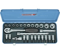 Набор торцевых головок с аксессуарами GEDORE 1/2" 10-30 мм 6139750
