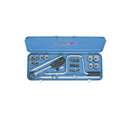 Набор торцевых головок с аксессуарами GEDORE 1/2" 10-32 мм 6151960