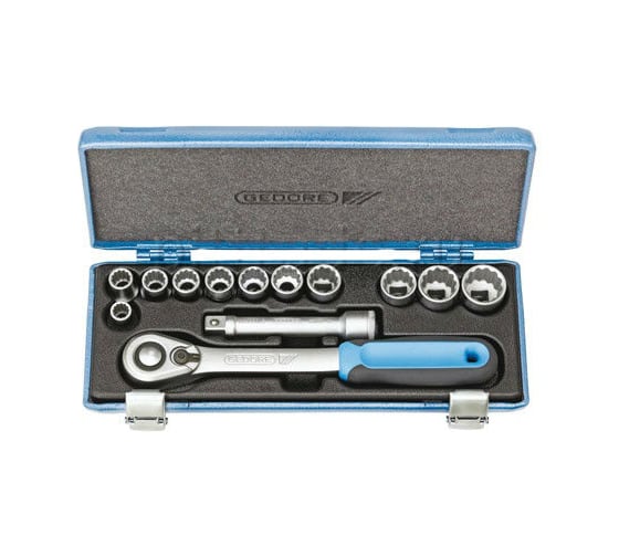 Набор торцевых головок с аксессуарами GEDORE 1/2" 10-24 мм 2545829 1