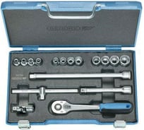 Набор торцевых головок с аксессуарами GEDORE 1/2" 10-36 мм 2682877
