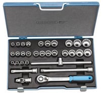 Набор торцевых головок с аксессуарами GEDORE 1/2" 31 предмет 2546043