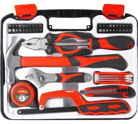 Набор слесарно-монтажного инструмента VIRA 54 предмета 305085
